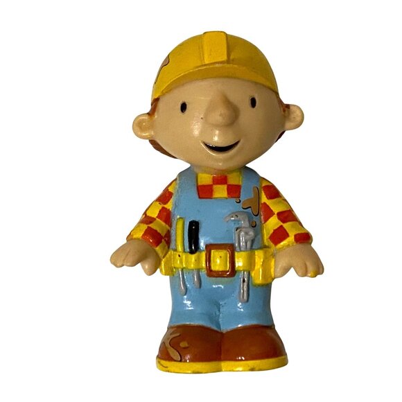 Bob the Builder PVC Figure 2.75" British Animated Childrens TV Show Cake Topper - Picture 1 of 6